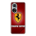 Дизайнерский силиконовый с усиленными углами чехол для Huawei Honor 50 Ferrari