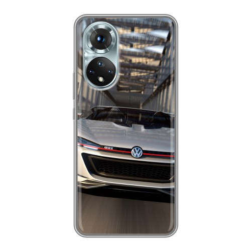 Дизайнерский силиконовый с усиленными углами чехол для Huawei Honor 50 Volkswagen