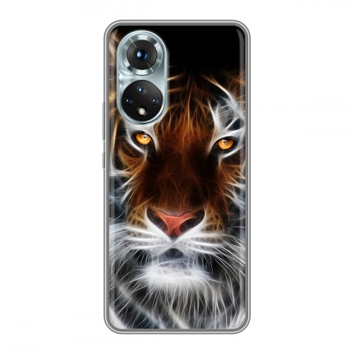 Дизайнерский силиконовый чехол для Huawei Honor 50 Тигры