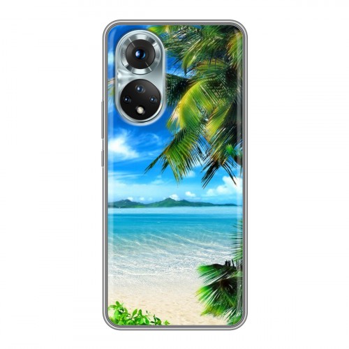 Дизайнерский силиконовый чехол для Huawei Honor 50 Пляж