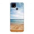 Дизайнерский силиконовый чехол для Realme C25 пляж