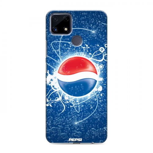 Дизайнерский силиконовый чехол для Realme C25 Pepsi
