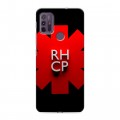 Дизайнерский силиконовый с усиленными углами чехол для Lenovo K13 Note Red Hot Chili Peppers