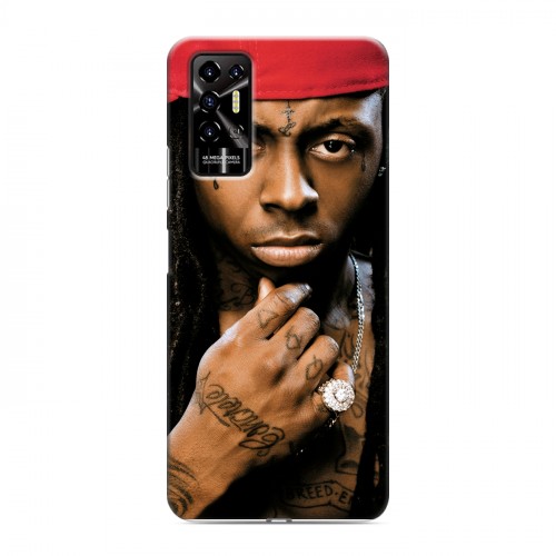 Дизайнерский силиконовый с усиленными углами чехол для Tecno Pova 2 Lil Wayne
