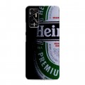Дизайнерский силиконовый с усиленными углами чехол для Tecno Pova 2 Heineken