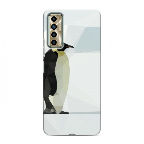 Дизайнерский силиконовый чехол для Tecno Camon 17P Пингвины