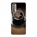Дизайнерский силиконовый чехол для Tecno Camon 17P Кофе напиток