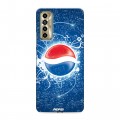 Дизайнерский силиконовый чехол для Tecno Camon 17P Pepsi