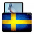 Дизайнерский силиконовый чехол для Huawei MatePad 11 (2021) флаг Швеции