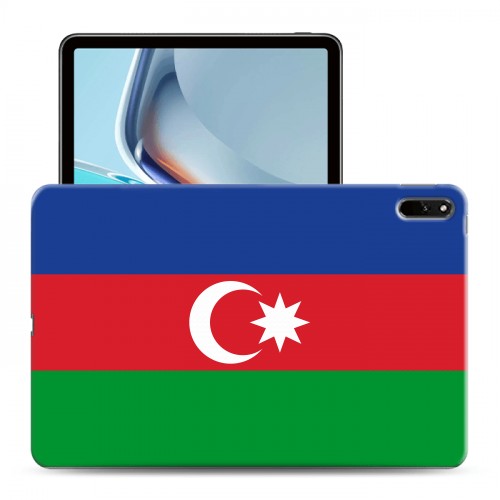 Дизайнерский силиконовый чехол для Huawei MatePad 11 (2021) Флаг Азербайджана