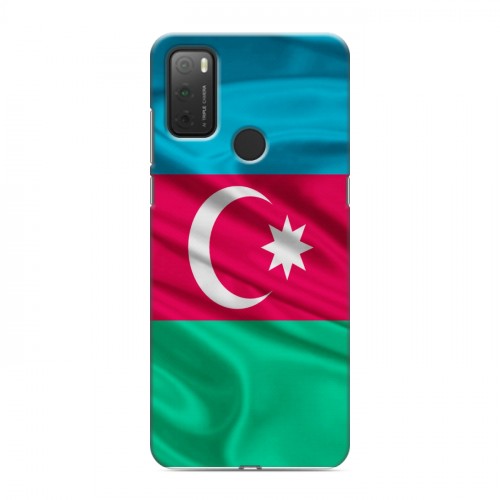 Дизайнерский силиконовый чехол для Alcatel 3L (2021) Флаг Азербайджана