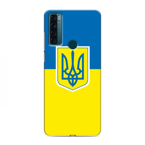 Дизайнерский силиконовый чехол для TCL 20 SE Флаг Украины