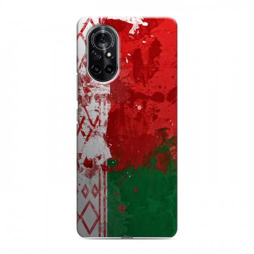 Дизайнерский силиконовый чехол для Huawei Nova 8 Флаг Белоруссии