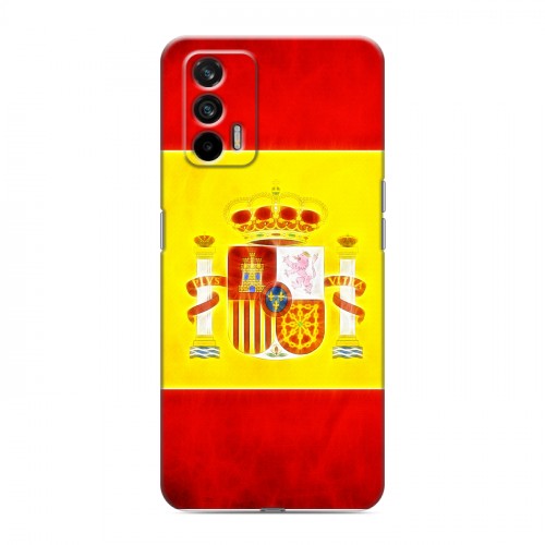 Дизайнерский силиконовый чехол для Realme GT флаг Испании