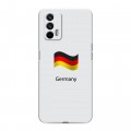 Дизайнерский пластиковый чехол для Realme GT Флаг Германии