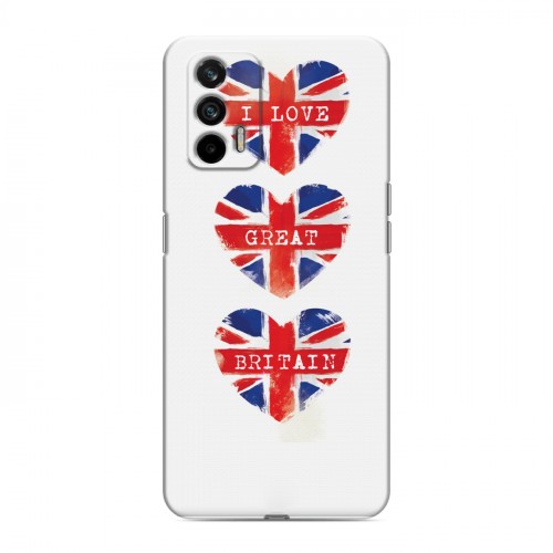 Дизайнерский силиконовый чехол для Realme GT British love