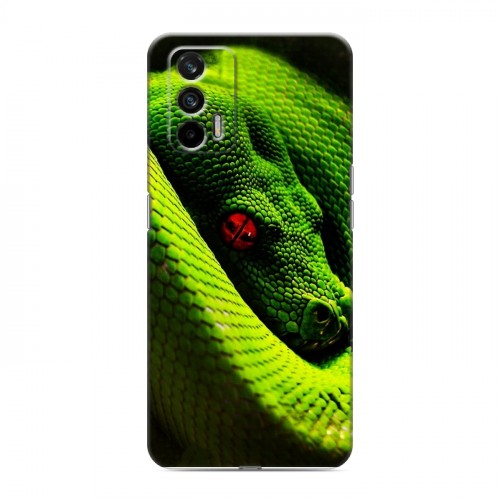 Дизайнерский силиконовый чехол для Realme GT Змеи