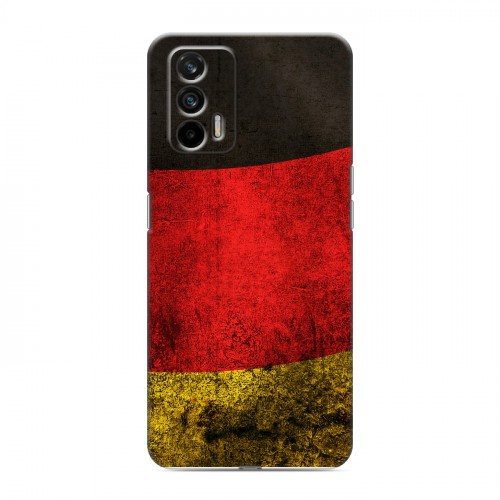 Дизайнерский силиконовый чехол для Realme GT Флаг Германии