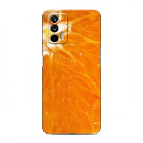 Дизайнерский силиконовый чехол для Realme GT Апельсины