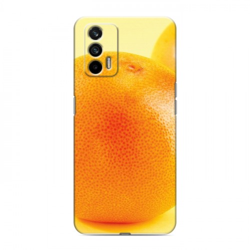 Дизайнерский пластиковый чехол для Realme GT Апельсины