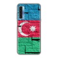 Дизайнерский пластиковый чехол для TCL 20L Флаг Азербайджана