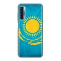 Дизайнерский пластиковый чехол для TCL 20L Флаг Казахстана