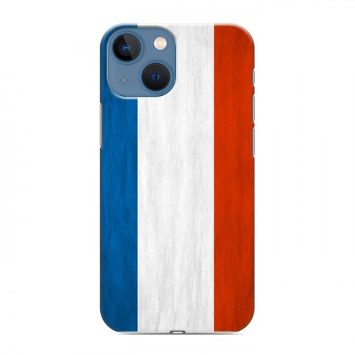 Дизайнерский пластиковый чехол для Iphone 13 Mini Флаг Франции