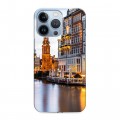 Дизайнерский силиконовый чехол для Iphone 13 Pro амстердам