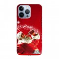 Дизайнерский силиконовый чехол для Iphone 13 Pro Дед мороз и Санта