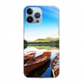 Дизайнерский силиконовый чехол для Iphone 13 Pro Max озеро