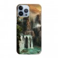 Дизайнерский пластиковый чехол для Iphone 13 Pro Max водопады