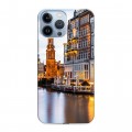 Дизайнерский силиконовый чехол для Iphone 13 Pro Max амстердам