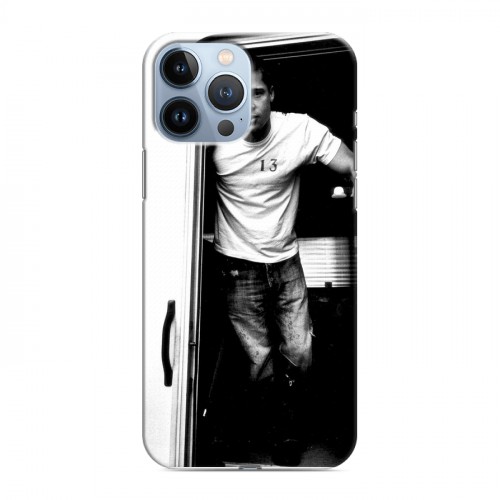 Дизайнерский пластиковый чехол для Iphone 13 Pro Max Бред Питт