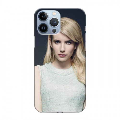 Дизайнерский силиконовый чехол для Iphone 13 Pro Max Эмма Робертс