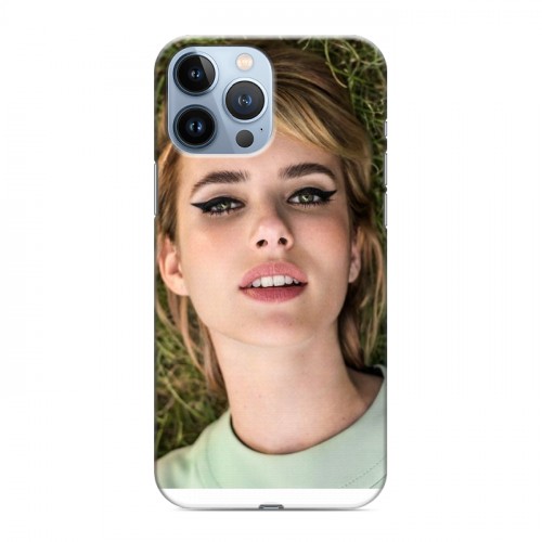 Дизайнерский силиконовый чехол для Iphone 13 Pro Max Эмма Робертс
