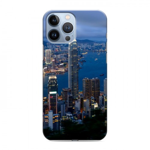 Дизайнерский пластиковый чехол для Iphone 13 Pro Max Гонконг