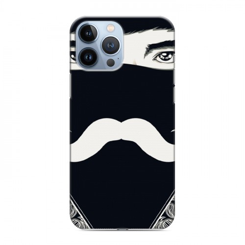 Дизайнерский пластиковый чехол для Iphone 13 Pro Max Маски Black White