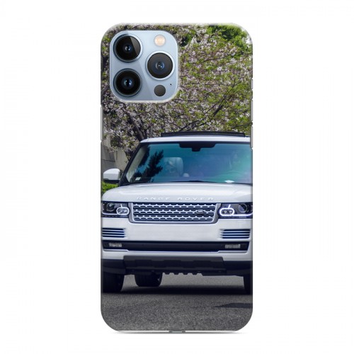 Дизайнерский силиконовый чехол для Iphone 13 Pro Max Land Rover
