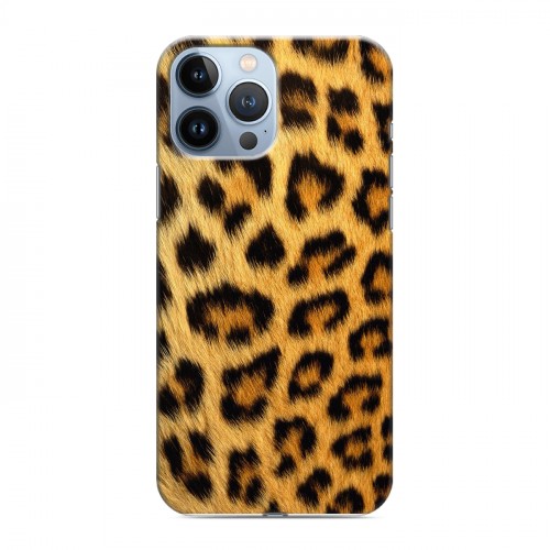 Дизайнерский силиконовый чехол для Iphone 13 Pro Max Леопард
