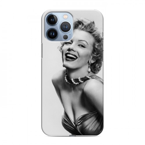 Дизайнерский силиконовый чехол для Iphone 13 Pro Max Мерлин Монро