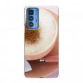 Дизайнерский пластиковый чехол для Motorola Edge 20 Pro Кофе напиток