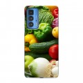 Дизайнерский силиконовый чехол для Motorola Edge 20 Pro Овощи