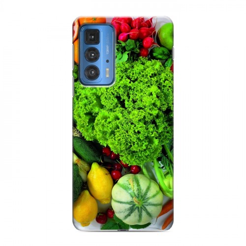 Дизайнерский пластиковый чехол для Motorola Edge 20 Pro Овощи