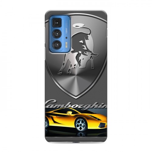 Дизайнерский силиконовый чехол для Motorola Edge 20 Pro Lamborghini