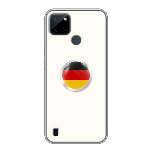 Дизайнерский силиконовый чехол для Realme C21Y Флаг Германии