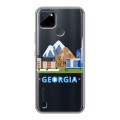 Дизайнерский силиконовый чехол для Realme C21Y Грузия