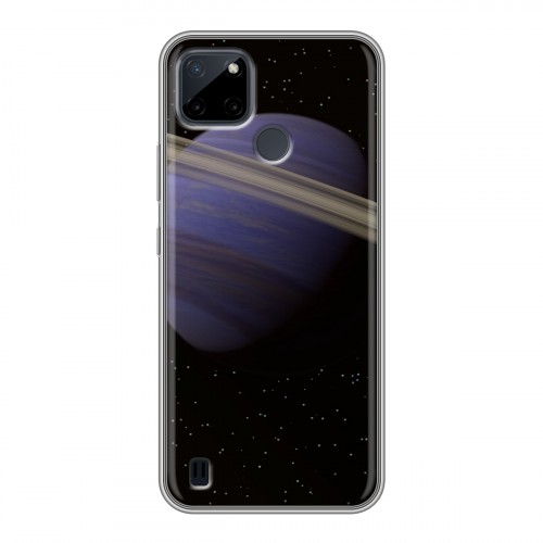 Дизайнерский силиконовый чехол для Realme C21Y Сатурн