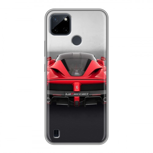 Дизайнерский силиконовый чехол для Realme C21Y Ferrari