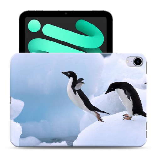 Дизайнерский силиконовый с усиленными углами чехол для Ipad Mini (2021) Пингвины