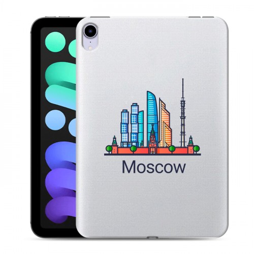 Полупрозрачный дизайнерский пластиковый чехол для Ipad Mini (2021) Москва